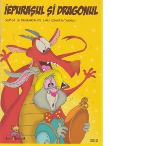 Iepurasul si dragonul - carte de citit si colorat