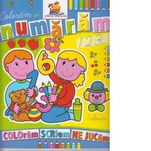 Coloram si numaram. Carte de colorat