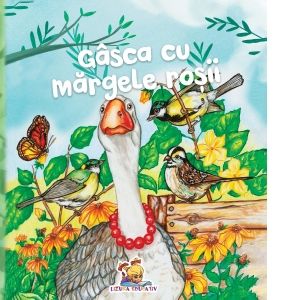 Gasca cu margele rosii