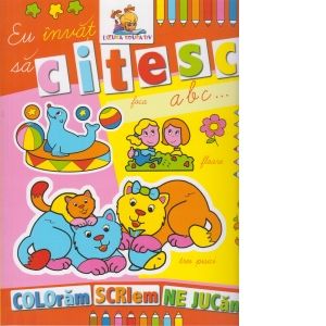 Eu invat sa citesc. Carte de colorat