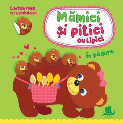 Mamici si pitici cu lipici.In padure