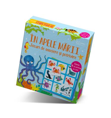 Jocuri de asociere si potrivire. In apele marii (Usborne)