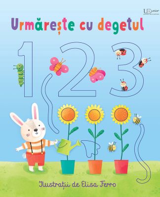 Urmareste cu degetul 123 (Usborne)