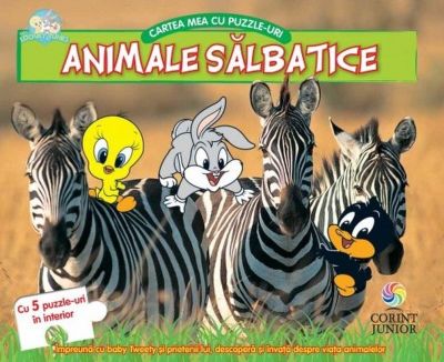 BABY LOONEY TUNES. CARTEA MEA CU PUZZLE-URI, ANIMALE SALBATICE