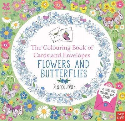 The Colouring Book of Cards and Envelopes – Flowers and Butterflies