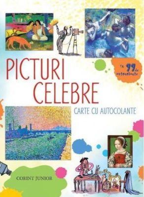 PICTURI CELEBRE. CARTE CU 99 DE AUTOCOLANTE