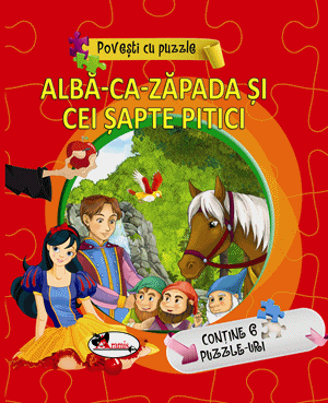 Povesti si puzzle-Alba ca Zapada si cei 7pitici 