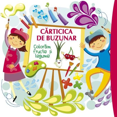 Carticica de buzunar. Coloram fructe si legume