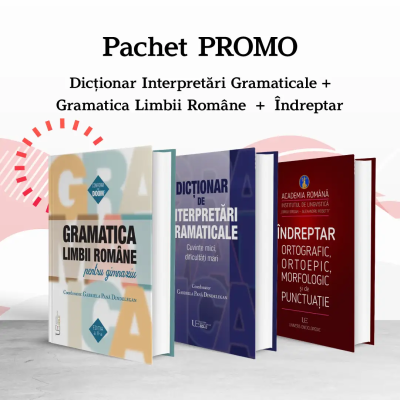 Pachet Promotional: Gramatica + Indreptar + Dictionar