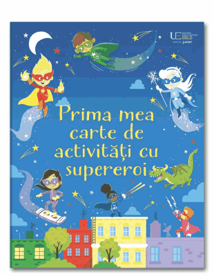 Prima mea carte de activitati cu supereroi (Usborne)