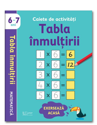 Caiete de activitati. Tabla inmultirii 6-7 ani (Usborne)