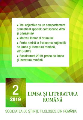 Limba si literatura romana - Nr.2/2019 [elevi]
