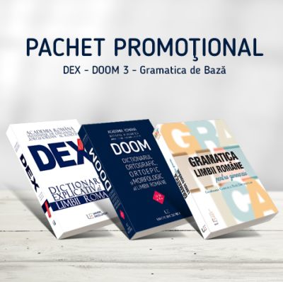 Pachet Promotional: DEX + DOOM3 + GRAMATICA pentru Gimnaziu